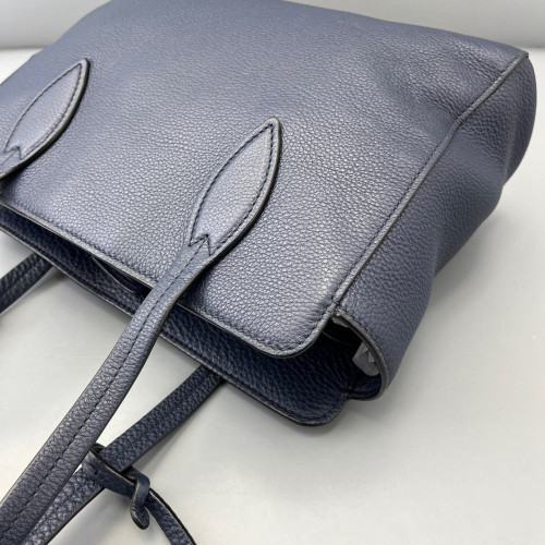 Prada Tote Bag Vitello Daino Dark Blue