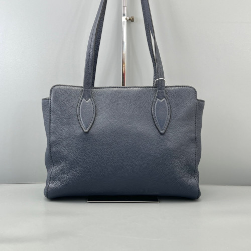 Prada Tote Bag Vitello Daino Dark Blue