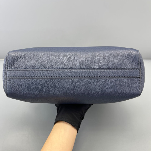 Prada Tote Bag Vitello Daino Dark Blue