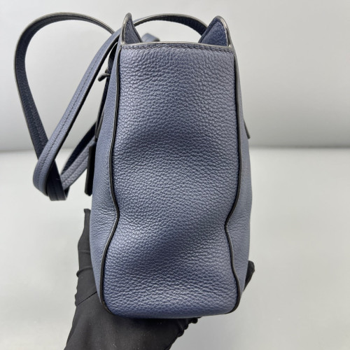 Prada Tote Bag Vitello Daino Dark Blue