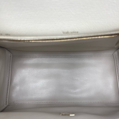 Valextra Handbag Calfskin White Valextra Handbag Calfskin White