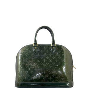 Louis Vuitton Alma GM Vernis Green