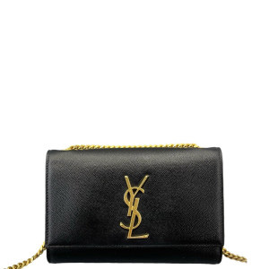 Yves Saint Laurent Small Classic Kate Caviar Black