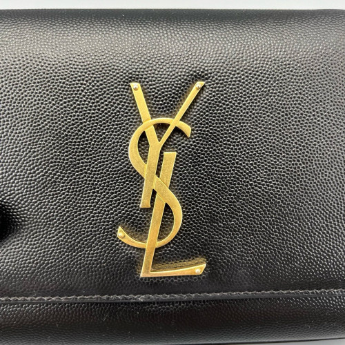 Yves Saint Laurent Small Classic Kate Caviar Black