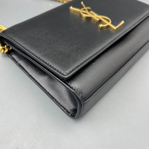 Yves Saint Laurent Small Classic Kate Caviar Black