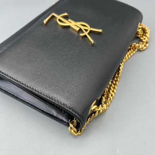 Yves Saint Laurent Small Classic Kate Caviar Black