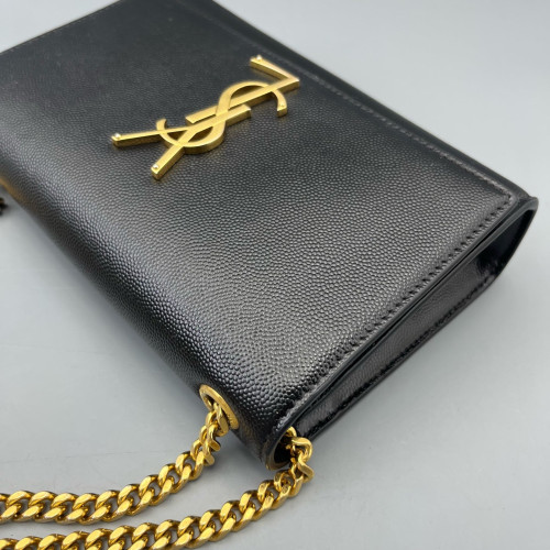 Yves Saint Laurent Small Classic Kate Caviar Black