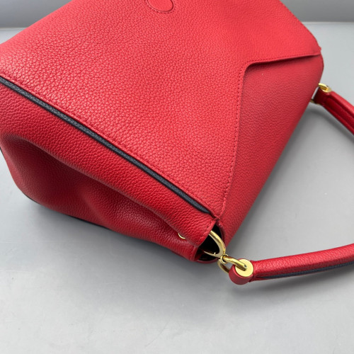 Louis Vuitton Double V Bag Monogram Calfskin Red Brown
