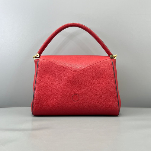Louis Vuitton Double V Bag Monogram Calfskin Red Brown