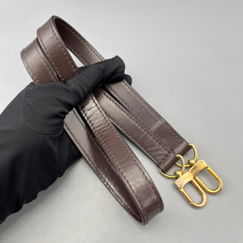 Louis Vuitton Cuir Taurillon Brittany Damier Ebene Brown Pink