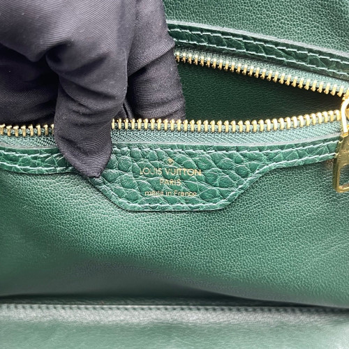 Louis Vuitton Majestueux Tote PM Monogram Ostrich Lizard Brown