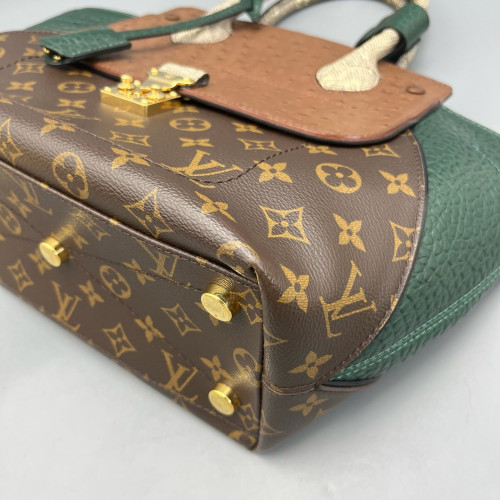 Louis Vuitton Majestueux Tote PM Monogram Ostrich Lizard Brown