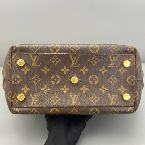 Louis Vuitton Majestueux Tote PM Monogram Ostrich Lizard Brown