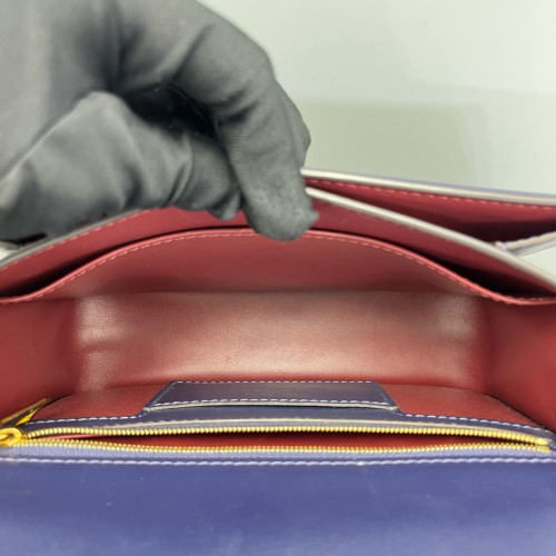 Louis Vuitton Pont 9 PM Calfskin Dark Blue
