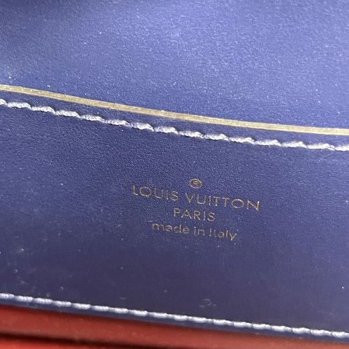 Louis Vuitton Pont 9 PM Calfskin Dark Blue