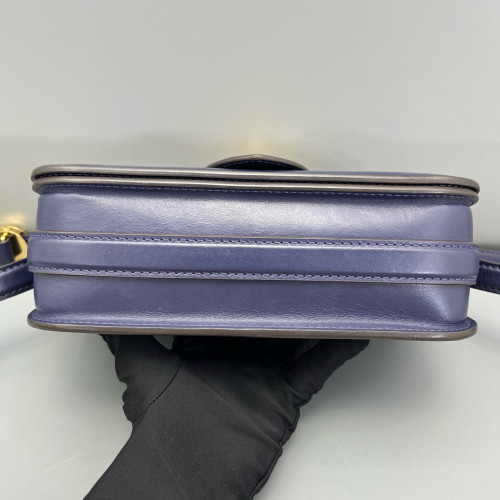 Louis Vuitton Pont 9 PM Calfskin Dark Blue
