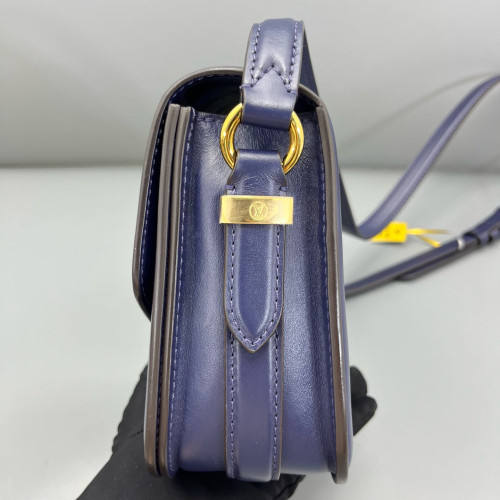 Louis Vuitton Pont 9 PM Calfskin Dark Blue