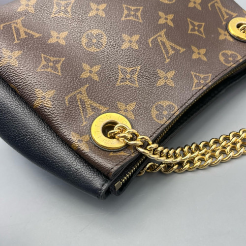 Louis Vuitton Surene BB Monogram Brown Black Louis Vuitton Surene BB Monogram Brown Black