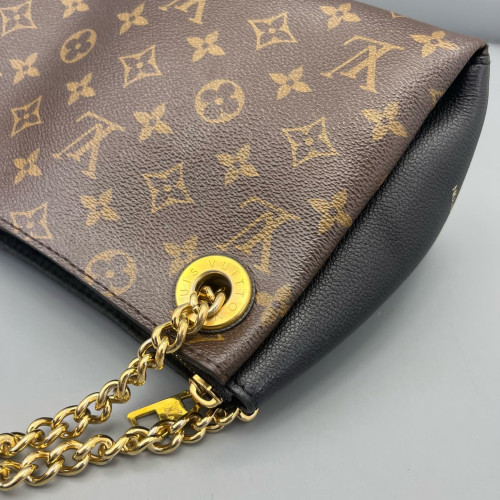 Louis Vuitton Surene BB Monogram Brown Black Louis Vuitton Surene BB Monogram Brown Black