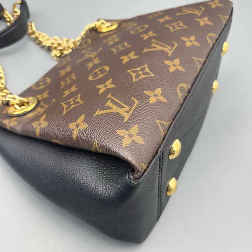 Louis Vuitton Surene BB Monogram Brown Black Louis Vuitton Surene BB Monogram Brown Black