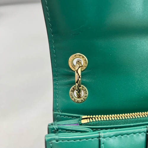 Bvlgari Large Serpenti Forever Shoulder Bag Calfskin Green