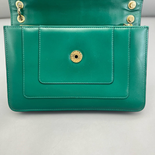 Bvlgari Large Serpenti Forever Shoulder Bag Calfskin Green