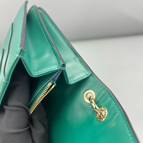 Bvlgari Large Serpenti Forever Shoulder Bag Calfskin Green