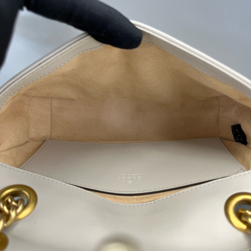 Gucci Matelasse Mini GG Marmont Calfskin Grey