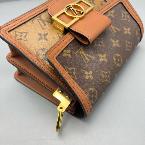 Louis Vuitton Dauphine Mini Reverse Monogram Brown