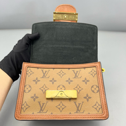 Louis Vuitton Dauphine Mini Reverse Monogram Brown