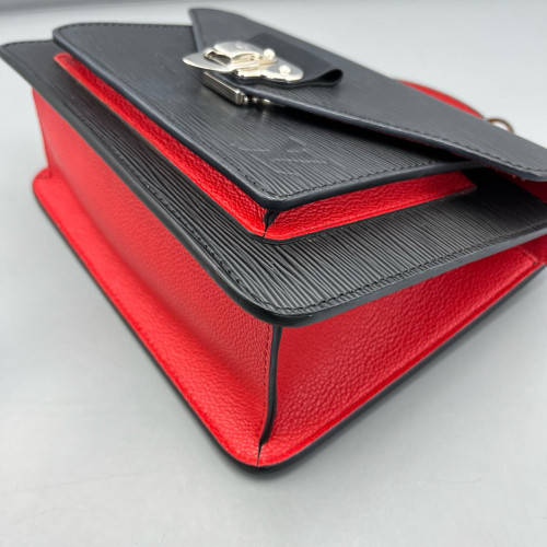 Louis Vuitton Monceau 26 Epi Black Yellow Red