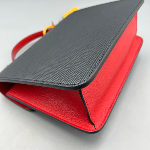 Louis Vuitton Monceau 26 Epi Black Yellow Red