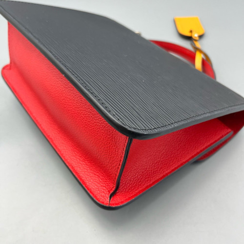 Louis Vuitton Monceau 26 Epi Black Yellow Red