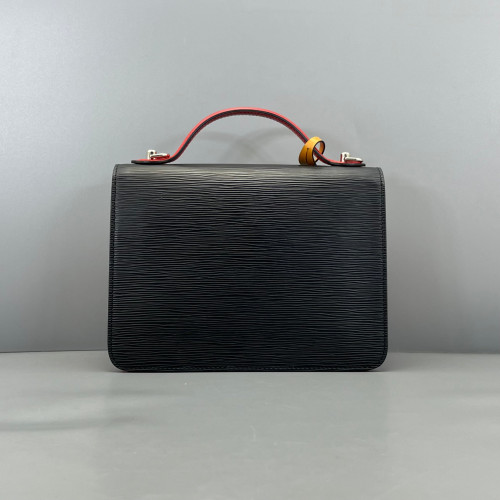 Louis Vuitton Monceau 26 Epi Black Yellow Red
