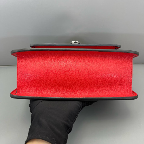 Louis Vuitton Monceau 26 Epi Black Yellow Red
