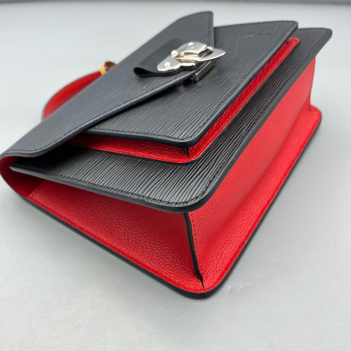 Louis Vuitton Monceau 26 Epi Black Yellow Red