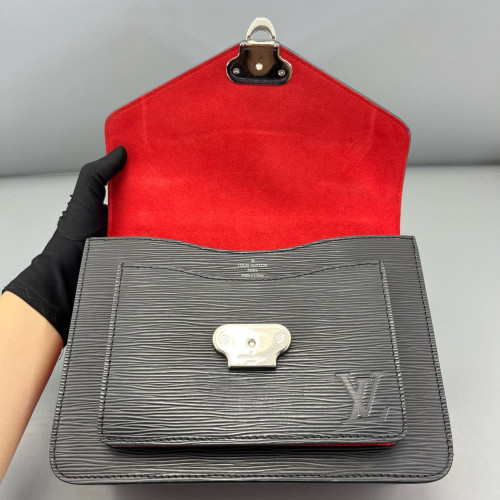 Louis Vuitton Monceau 26 Epi Black Yellow Red