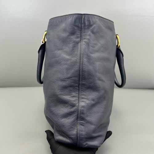 Prada Tote Bag Calfskin Blue Prada Tote Bag Calfskin Blue