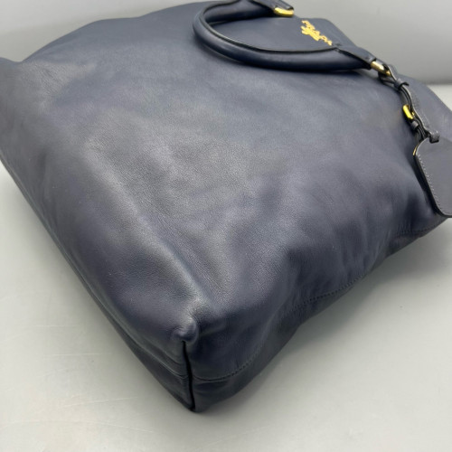 Prada Tote Bag Calfskin Blue Prada Tote Bag Calfskin Blue