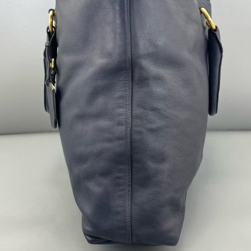 Prada Tote Bag Calfskin Blue Prada Tote Bag Calfskin Blue