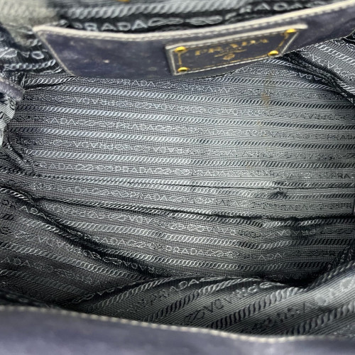 Prada Tote Bag Calfskin Blue Prada Tote Bag Calfskin Blue