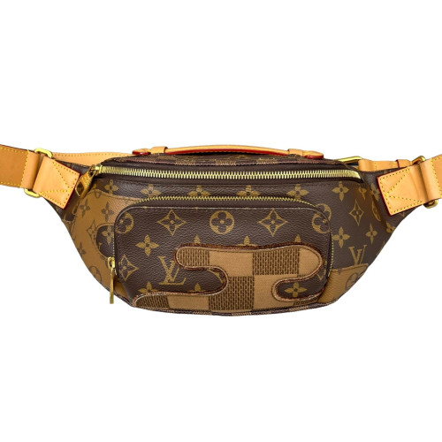 Louis Vuitton X Nigo Bumbag Monogram Damier Ebene Brown