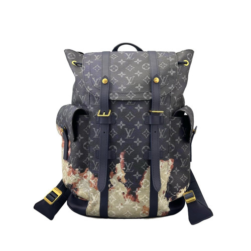 Louis Vuitton Christopher Backpack Monogram Dark Blue