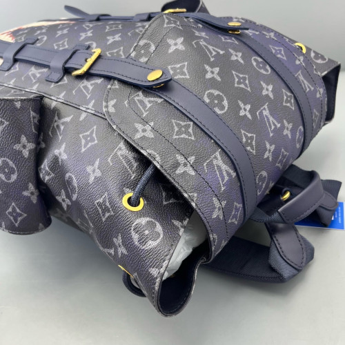 Louis Vuitton Christopher Backpack Monogram Dark Blue