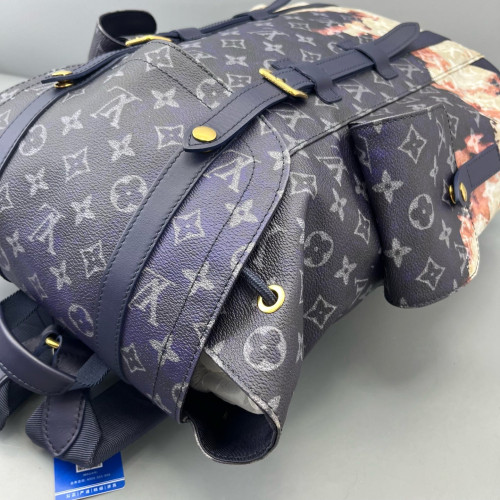 Louis Vuitton Christopher Backpack Monogram Dark Blue