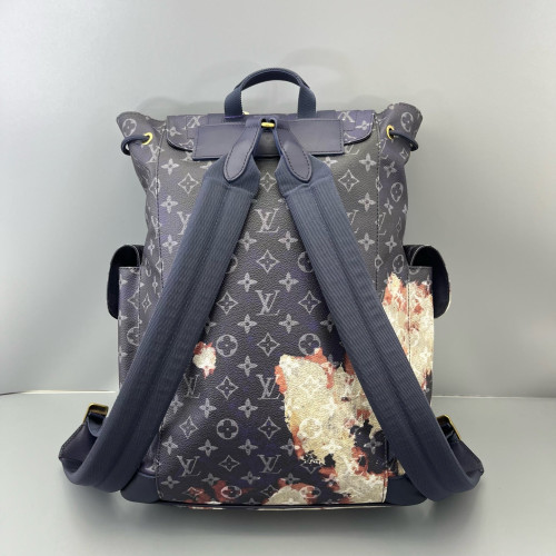 Louis Vuitton Christopher Backpack Monogram Dark Blue