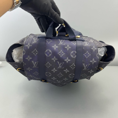 Louis Vuitton Christopher Backpack Monogram Dark Blue