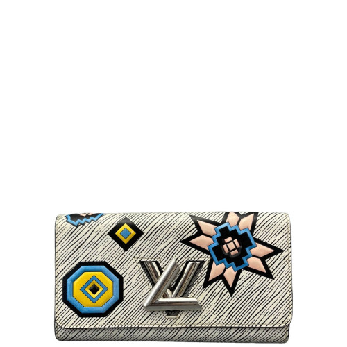 Louis Vuitton Twist Wallet Epi Black White Louis Vuitton Twist Wallet Epi Black White