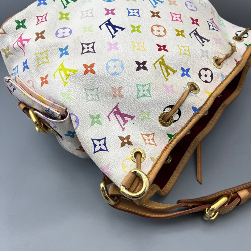 Louis Vuitton Petit Noe Monogram Multicolor White
