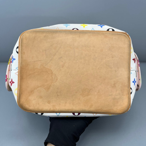 Louis Vuitton Petit Noe Monogram Multicolor White